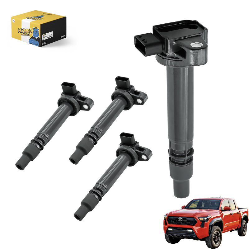 Cargue la imagen en el visor de la galería, Set of 4 Ignition Coil UF323 C1305 90919-02237 Compatible with Toyota 2000-2004 Tacoma 2.4L 2.7L L4 2000-2004 from MyMROmarts
