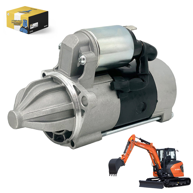 Load image into Gallery viewer, Starter Motor 15221-63010 15221-63011 15221-63012 for Kubota KX121-2 Excavator L175 L185 L2350 Tractors - Electrical Parts &gt; Starter Motor from MyMROmarts
