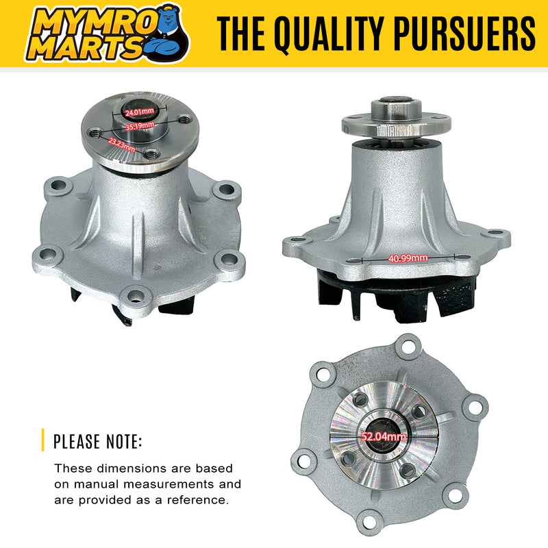 Afbeelding laden in Galerijviewer, Engine Water Pump 16120-32082-71 for Toyota 2-4FD 2J Engine Forklift 6 Bolts - Engine Parts &gt; Cooling System &gt; Engine Water Pump from MyMROmarts
