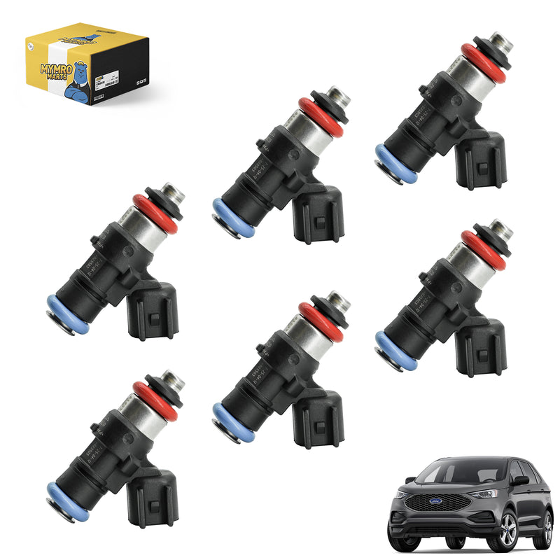 Load image into Gallery viewer, 6PCS Fuel Injectors 7T4E-C5A 7T4Z-9F593-B 7T4Z-9F593-CA for Ford Edge Fusion Flex Taurus (X) V6 3.5L 2007-2012 from MyMROmarts
