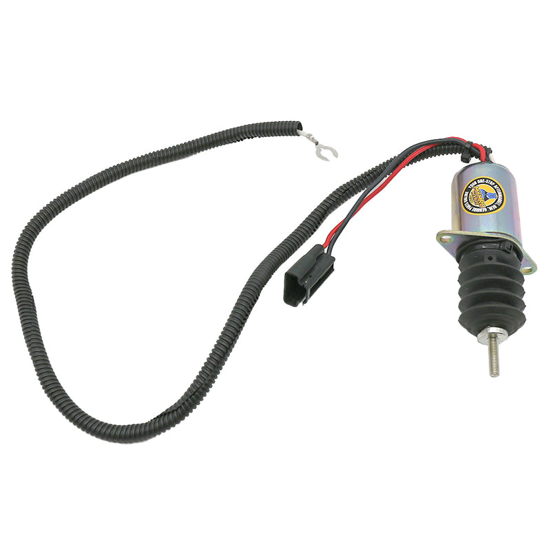 Load image into Gallery viewer, Fuel Shut Off Solenoid AM124377 for John Deere 375 675 675B 3375 4475 4475 6675 7775 655 755 756 855 856 955 F935 from MyMROmarts
