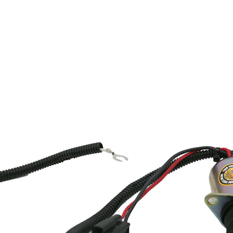 Load image into Gallery viewer, Fuel Shut Off Solenoid AM124377 for John Deere 375 675 675B 3375 4475 4475 6675 7775 655 755 756 855 856 955 F935 from MyMROmarts
