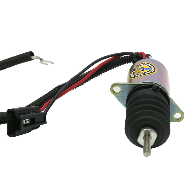 Load image into Gallery viewer, Fuel Shut Off Solenoid AM124377 for John Deere 375 675 675B 3375 4475 4475 6675 7775 655 755 756 855 856 955 F935 from MyMROmarts

