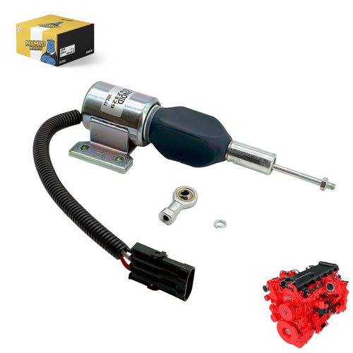 12V Fuel Shut Off Solenoid 3932329 3939700 SA-4891-12 SA489112 for Cummins 5.9L 4BT 6BT Engine from MyMROmarts