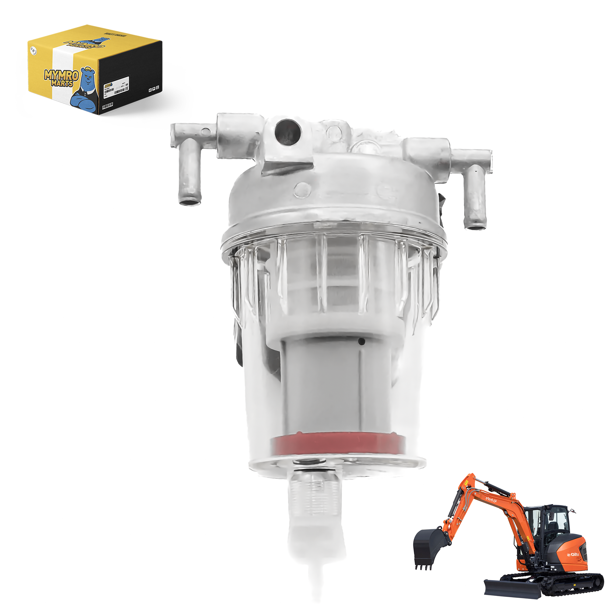 Fuel Water Seperator Filter Assy RD451-51360 for Kubota M6060HD M7060HD KX040-4 KX057-4 U55 U55-4