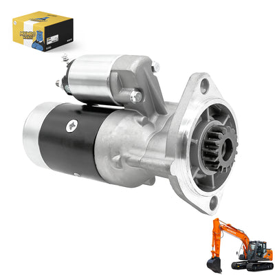 Starter Motor S13-124 S13-132 S13-332 S13-94 S13-94A S13-294 For Hitachi ZX30U-3F ZX35U-3F ZX38U-3F ZX48U-3F ZX52U-3F Excavators - Electrical Parts > Starter Motor from MyMROmarts