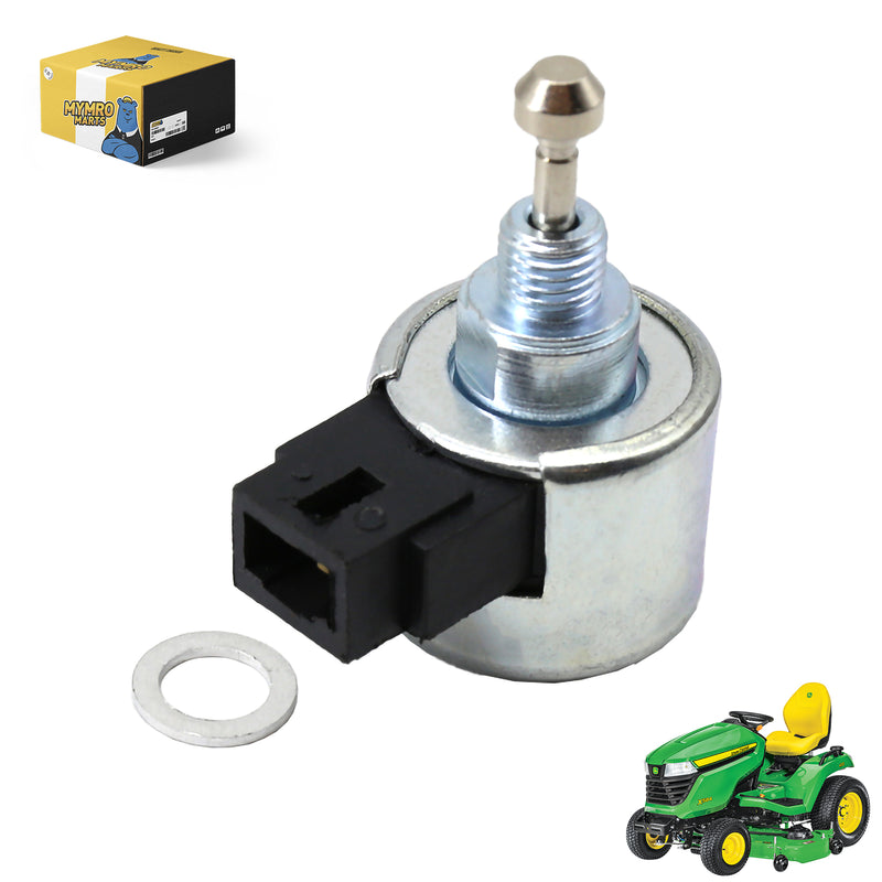 Load image into Gallery viewer, Fuel Shut-Off Solenoid AM134099 for John Deere Tractor 107H 125 135 145 L111 L118 L120 L2048 2548 Zero Turn Mower Z245 Z425 from MyMROmarts
