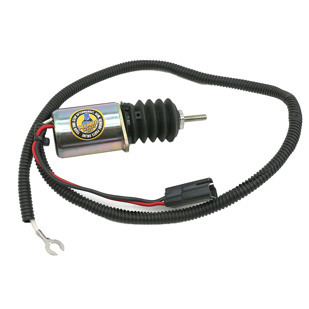Fuel Shut Off Solenoid AM124377 for John Deere 375 675 675B 3375 4475 4475 6675 7775 655 755 756 855 856 955 F935