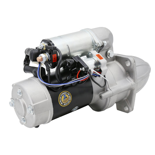 Starter Motor 1811001971 0230001080 0-23000-1081 For Hitachi Excavator EX200-1 Isuzu Engine 6BD1 from MyMROmarts