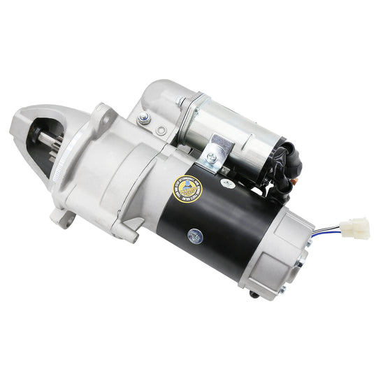 Starter Motor 1811001971 0230001080 0-23000-1081 For Hitachi Excavator EX200-1 Isuzu Engine 6BD1 from MyMROmarts
