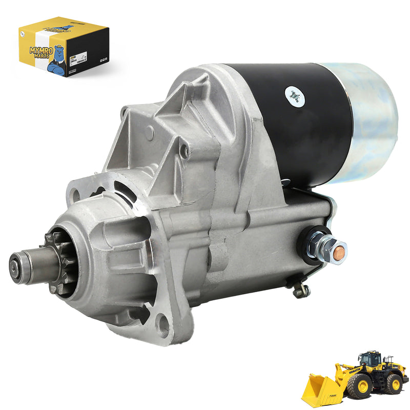 Chargez l'image dans la visionneuse de la galerie, Starter Motor 228000-4992 228000-6640 228000-6641 for Komatsu WA120 WA180 WA250 WA253 Wheel Loaders from MyMROmarts

