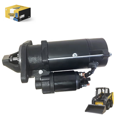 NEW STARTER MOTOR 0-001-369-020 1369020 86513093 COMPATIBLE WITH NEW HOLLAND SKID STEER LOADER 332T L865 L783 LS180 LX865 LX885 1988-2000 from MyMROmarts