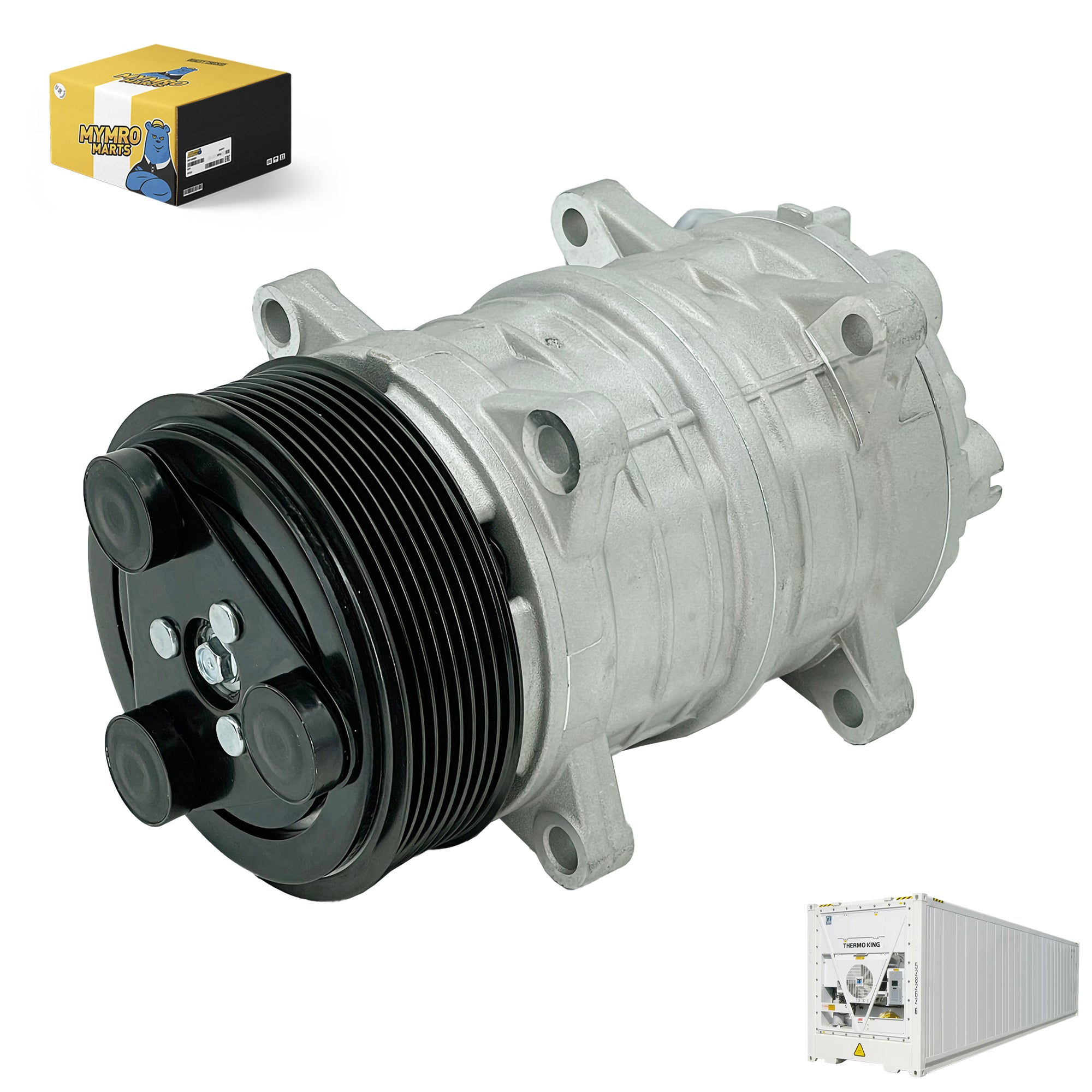 12V A/C Compressor 18-10157-06 for Thermo King Tripac APU – MyMROmarts