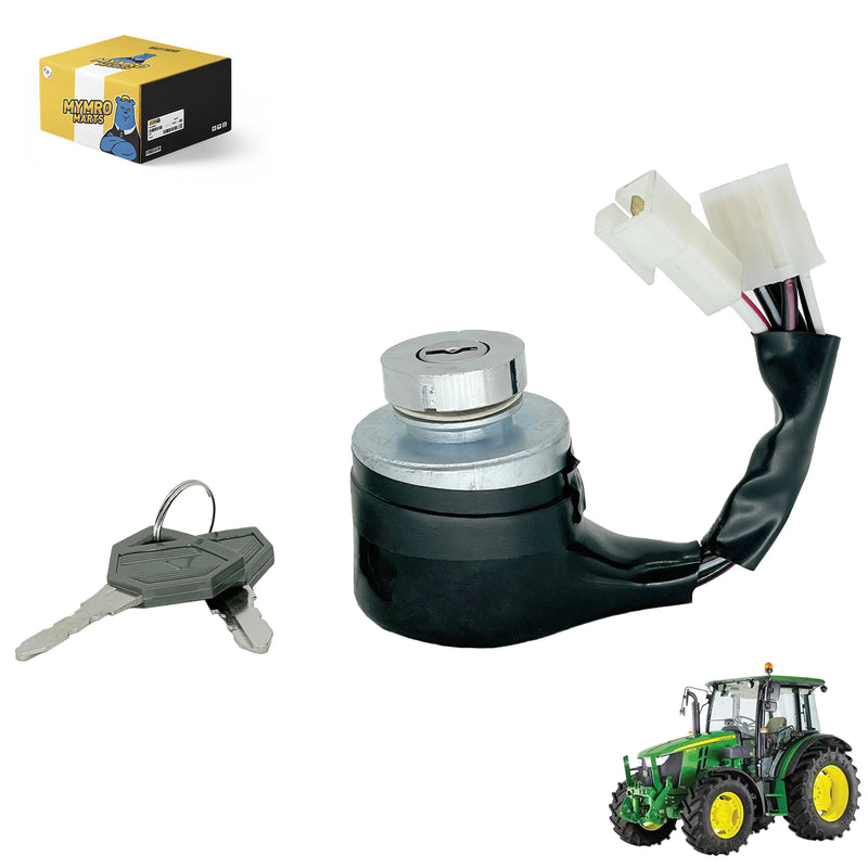 Load image into Gallery viewer, Ignition Switch AM879479 LVA803436 for John Deere Tractor 2025R 2027R 2032R 2210 2305 2320 2520 2720 4010 4100 4110 4115 from MyMROmarts

