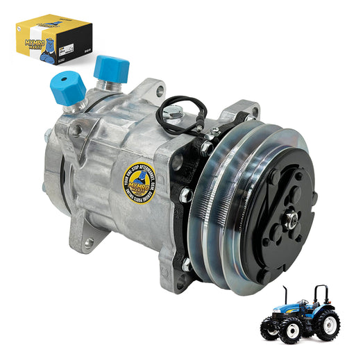 A/C Compressor 72504984 for New Holland Tractor 3930 4330V 4835 5635 6635 7635 TD60D TD70D TD75D from MyMROmarts