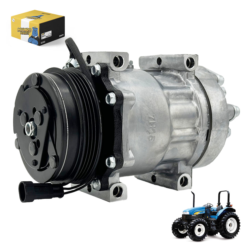 Load image into Gallery viewer, A/C Compressor 87802912 for New Holland Tractor T6050 TS125A T6060 T6070 T6080 T6010 T6020 T6030 TS135A T6040 TS100A from MyMROmarts
