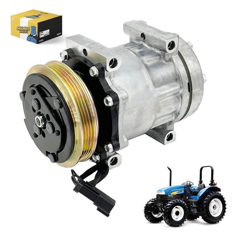 Load image into Gallery viewer, A/C Compressor 87519620 for Ford New Holland T4020 T4030 T4040 T4050 T4060F T5040 T5050 T5060 T5070 TD5010 from MyMROmarts
