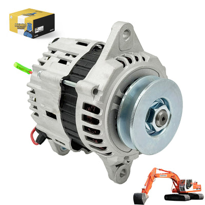 Alternator for Doosan Daewoo DH55 SOLAR 55 Excavators #LR150715 LR150715B 89722833180 8972283181 897228-3181 A2106S UD90383A - Electrical Parts > Alternator from MyMROmarts