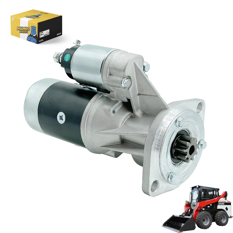 Load image into Gallery viewer, New Starter Replacement For Takeuchi Skid Steer Loader TL126 S13-111, S13136, S13-136N, 8944104090, 8970848770, SHI0198, 41044102 from MyMROmarts
