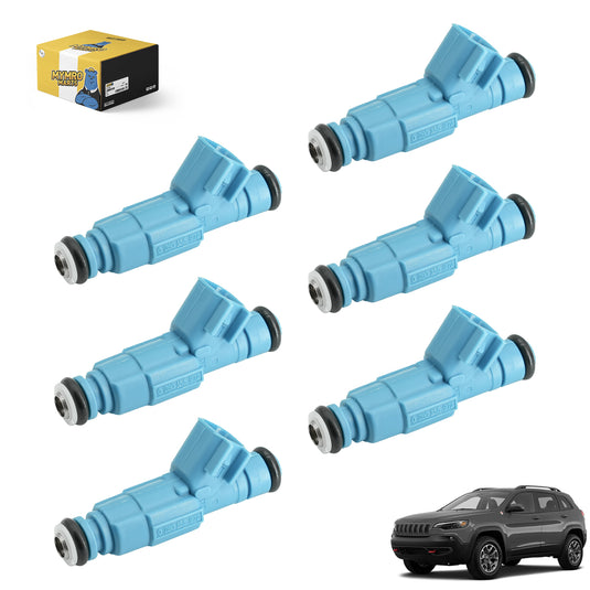 6PCS Fuel Injectors for Jeep Liberty V6 3.7L 2002-2003 