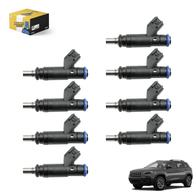 Cargue la imagen en el visor de la galería, 8PCS Fuel Injectors for Jeep Grand Cherokee 5.7L 2005-2007 #FJ731 4G1906 MP-55083 4591851AA FIDL1708N 812-11132 2-18894 800-1708N 15853 - Engine Parts &gt; Fuel System &gt; Fuel Injector Nozzle from MyMROmarts
