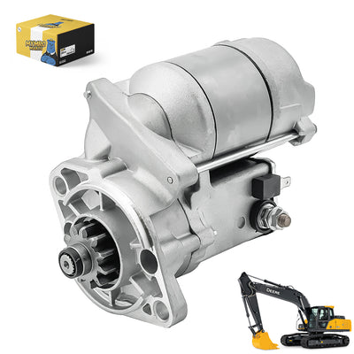 Starter Motor AM100807 AM100809 for John Deere 430 455 755 756 Tractors F925 F932 F935 Mowers 15 Compact Excavator - Electrical Parts > Starter Motor from MyMROmarts