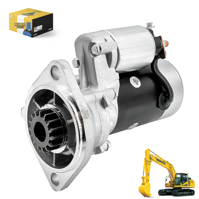 Load image into Gallery viewer, 12V 2.5KW 15T Starter Motor YM171008-77010 For KOMATSU PC15T-2 PC15-2A EXCAVATOR - Electrical Parts &gt; Starter Motor from MyMROmarts
