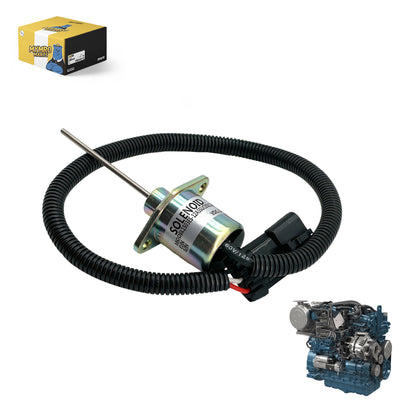 Stop Solenoid 25-38109-05Z SA-5019 1503ES-12A5SUC9SCC28 For Kubota Engine V2203 from MyMROmarts