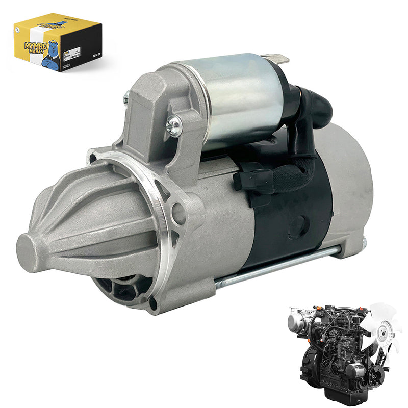 Load image into Gallery viewer, 12V Starter Motor E5500-6301 E5500-63014 for Daedong 3-101 34HP Dsl 3-101 35HP Dsl 3-111 38HP Dsl 3-79 25HP Dsl 3-85 24.5HP Dsl - Electrical Parts > Starter Motor from MyMROmarts
