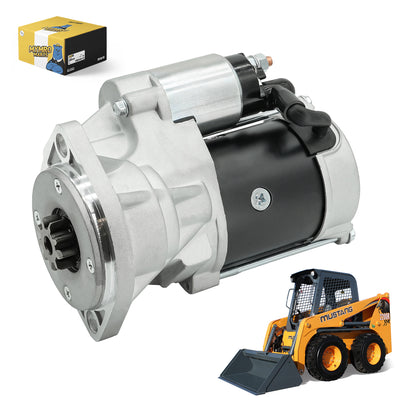 Starter S14-102 129940-77010 129940-77011 For Mustang 2066 2076 2086 MTL316 MTL320 Skid Steer Loaders - Electrical Parts > Starter Motor from MyMROmarts