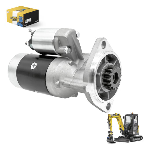 Starter Motor VV12913677011 For New Holland E50B Excavator w/ Yanmar 4TNV88 Diesel Engine - Electrical Parts > Starter Motor from MyMROmarts