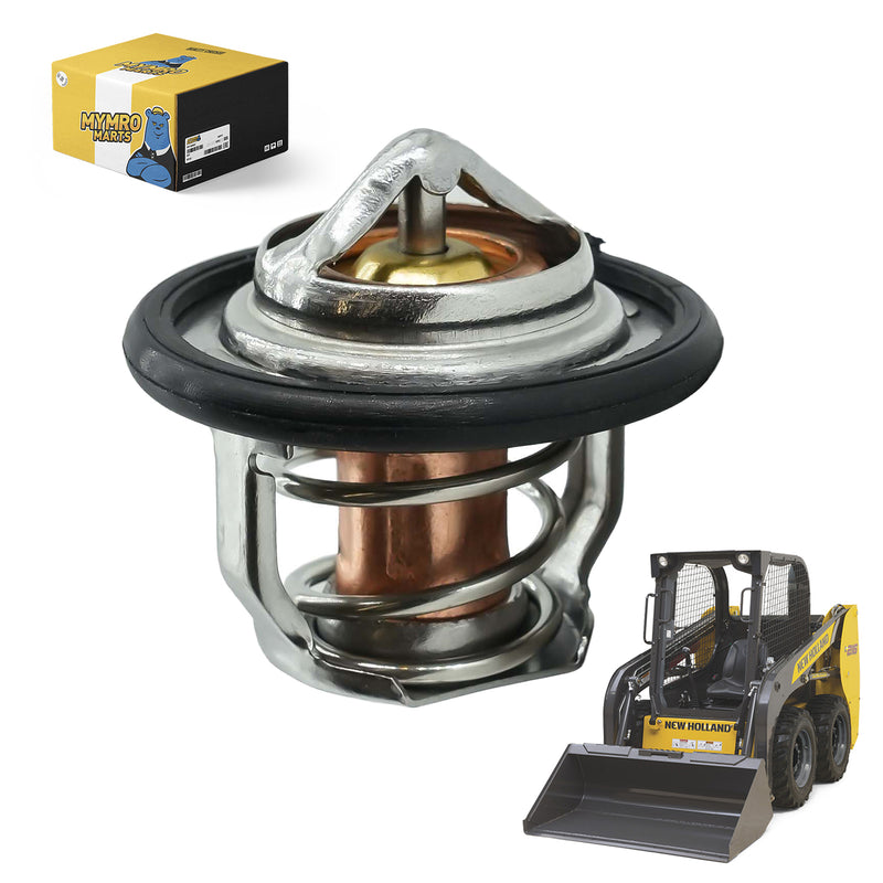 Load image into Gallery viewer, Engine Thermostat 72187347 76577683 8987450 9807450 for New Holland L454 L455 L553 L555 Skid Steer Loaders from MyMROmarts
