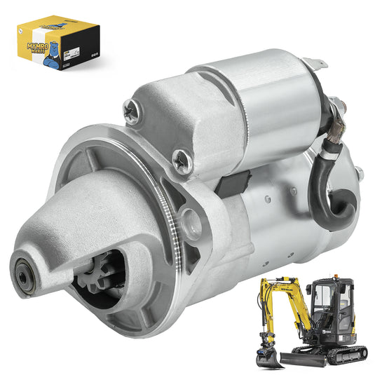 Starter Motor VV12924277010 for New Holland E27B E30B E35B Excavators w/ Yanmar 3TNV82 3TNV88 Diesel Engines - Electrical Parts > Starter Motor from MyMROmarts