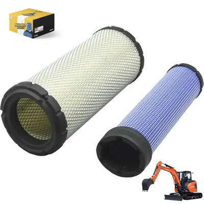 Outer Inner Air Filter R1401-42280 R1401-42270 for Kubota Tractor L48TL L48TLB L5030 M4700 - Engine Maintenance Parts > Filter Kits from MyMROmarts