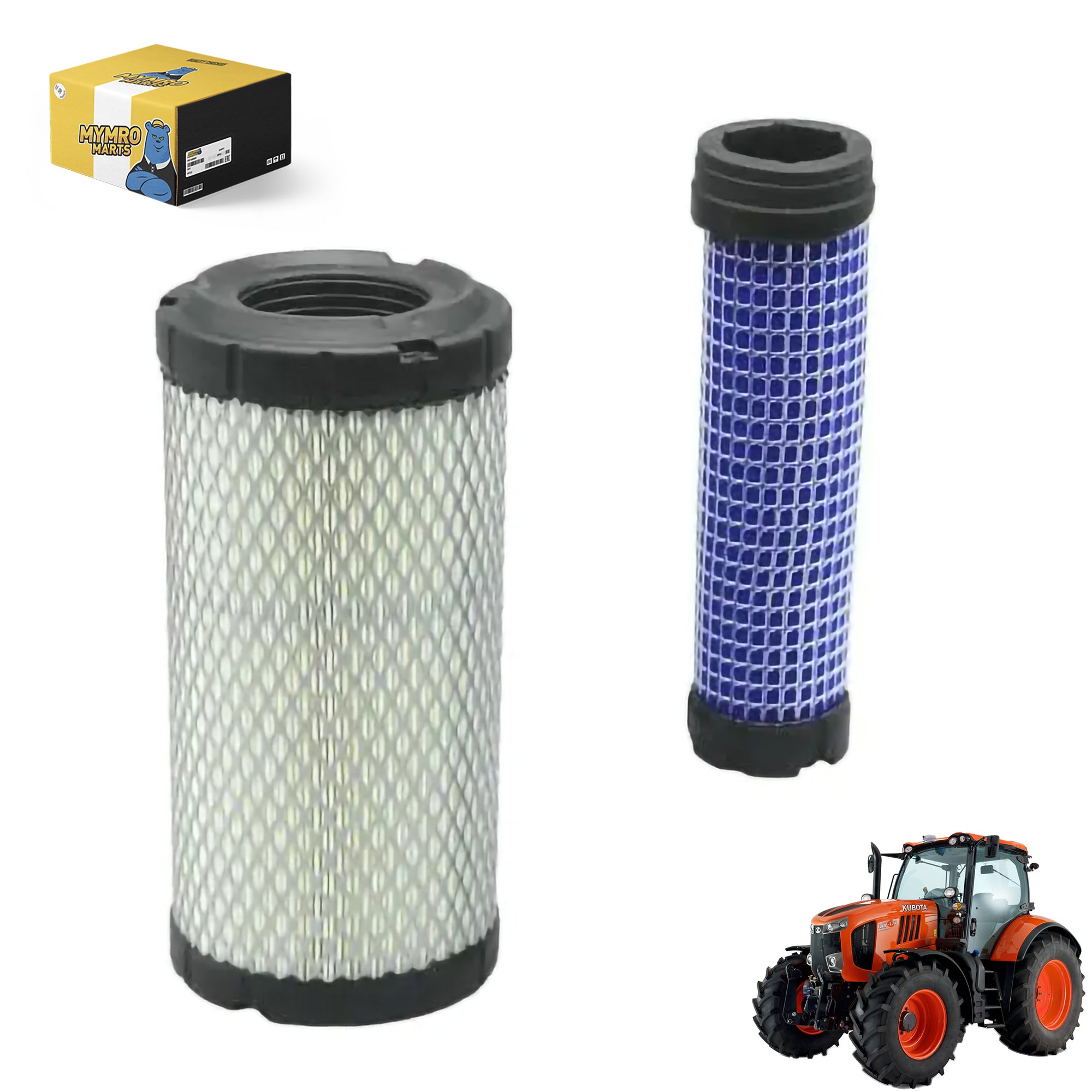 Air Filter Kit K1211-82320 K7561-82360 For Kubota Tractor BX1500D BX1880 BX2350D BX2370 BX2380 BX23S BX24D