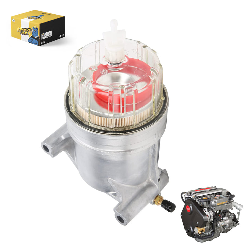 Load image into Gallery viewer, Fuel Water Separator Filter Assembly MIU803221 MIA882886 for Yanmar 3TNV82A 3TNV88 3TNV84T 4TNV98CT Diesel Engine from MyMROmarts
