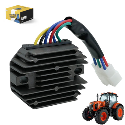 12V 14A Alternator 15531-64016 15531-64017 6A830-59250 with Rectifier Regulator 15531-64601 RS5101 for KUBOTA K008-3 K008-5 U10-5 B2400 B2601 B2650 B2710 B6200 Bx2200 ZD1211 from MyMROmarts