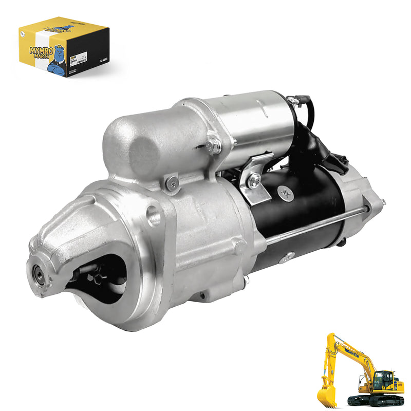 Load image into Gallery viewer, Starter Motor 600-813-3130 0-23000-2542 For Komatsu Crawler D20 D20A D20S Engine 4D95 from MyMROmarts
