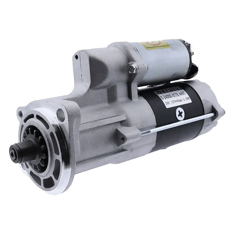 Load image into Gallery viewer, 24V Starter Motor 0-24000-0178 898054-0630 for Hitachi Excavator ZAX200-3 ZAX230-5 Isuzu Engine 4HK1 from MyMROmarts
