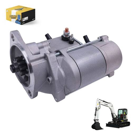 12V 10T Starter Motor 7253205 6681858 for Bobcat Excavator E25 E26 E27 E27Z E32 E35Z E37 E42 E45 E50 E55 E85 E88 Kubota D1105 from MyMROmarts