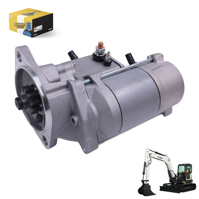 12V 10T Starter Motor 7253205 6681858 for Bobcat Excavator E25 E26 E27 E27Z E32 E35Z E37 E42 E45 E50 E55 E85 E88 Kubota D1105 from MyMROmarts