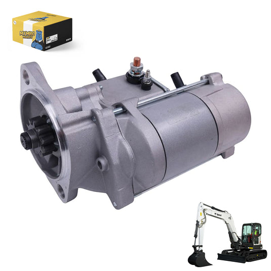 12V 10T Starter Motor 7253205 6681858 for Bobcat Excavator E25 E26 E27 E27Z E32 E35Z E37 E42 E45 E50 E55 E85 E88 Kubota D1105 from MyMROmarts