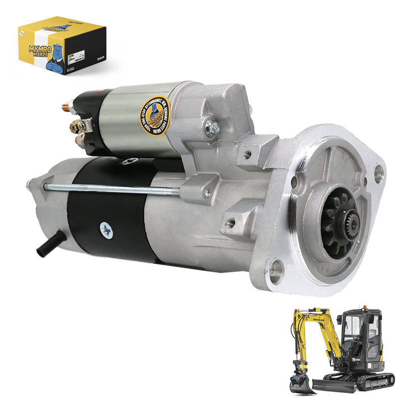 Load image into Gallery viewer, Starter Motor ME049303 VAME049303 For New Holland Excavator E235SRLC E215 E160 EH160 EH215 E235SR Mitsubish Engine 6D34 from MyMROmarts
