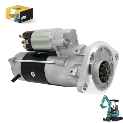 Starter Motor VAME049303 M8T87171 For Kobelco Excavator SK200-5 Mitsubishi Engine 6D34 from MyMROmarts