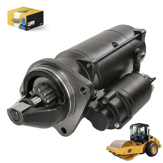 Electric Starting Motor 3575204 for Caterpillar CAT Engine C4.4 C6.6 C7.1 Generator DE150E2 DE165E2 DE200E0 XQP150 Compactor CB54 CB64 12V 4.2KW 10T from MyMROmarts
