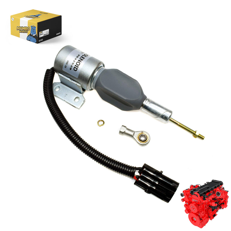 Cargue la imagen en el visor de la galería, 12V Stop Solenoid 3930658 3932529 SA-4756-12 for Cummins 4BT 6BT Engines from MyMROmarts

