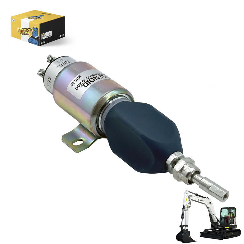Load image into Gallery viewer, 24V Stop Solenoid 600-815-9260 6008159260 for Komatsu PC128US-2 PC138US-2 WA100-5 WA150-5 WA320-5 WA80-3 from MyMROmarts
