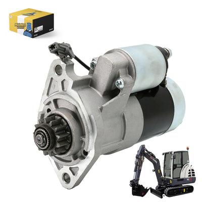 Starter Motor M008T70471 MM409413 for TEREX Excavator HR16 2004- with Mitsubishi S4L2 Engine - Electrical Parts > Starter Motor from MyMROmarts