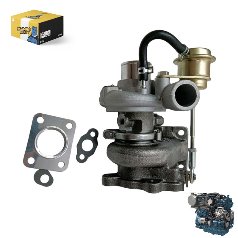 Load image into Gallery viewer, Turbocharger 7020837 6685593 for Kubota V2003T MDI Tier 2 Diesel Engine w/Gasket from MyMROmarts

