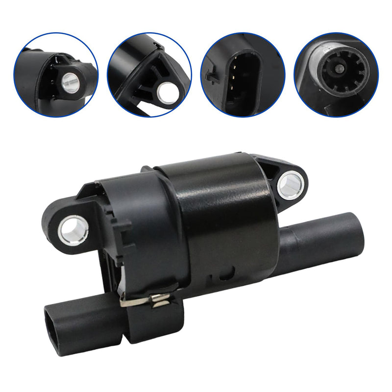 Cargue la imagen en el visor de la galería, Set of 8 Round Ignition Coil UF414 C1512 UF414 D514A + Spark Plug Wire 748UU Set, Compatible with Chevrolet GMC Pontiac Impala Corvette Tahoe Express Escalade Silverado 1500 2500 3500 - Electrical Parts &gt; Other Electrical Parts &gt; Solenoid Valve Coil from MyMROmarts
